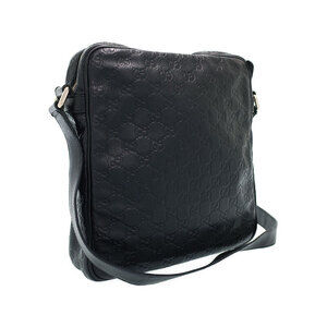 Gucci Imprime canvas Crossbody GG Black coated messenger bag